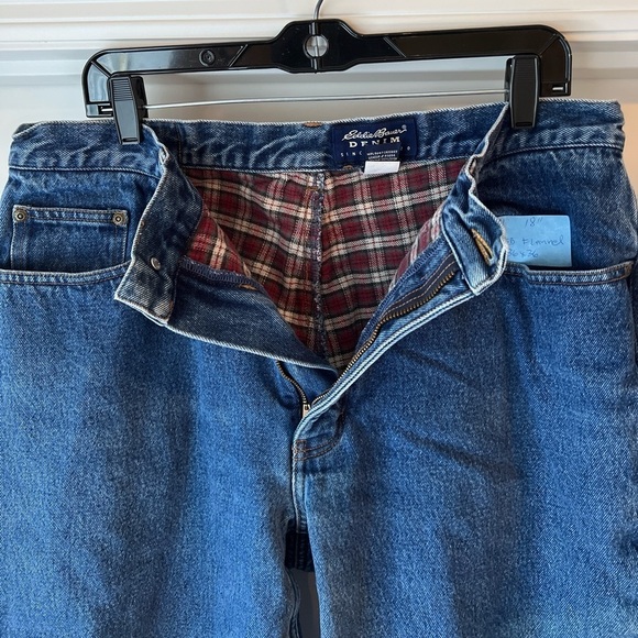 Vintage Flannel‎ Lined Jeans - Picture 3 of 7